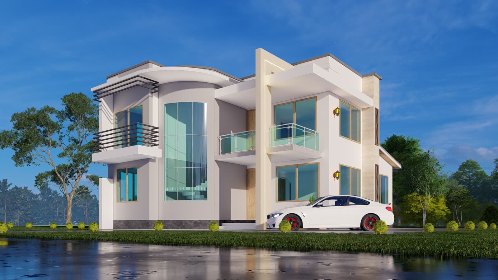 Waterfront Modern Villa